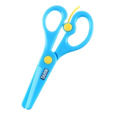 Baby scissors 13 cm, plastic two-tone pens, spider-man, mix-2