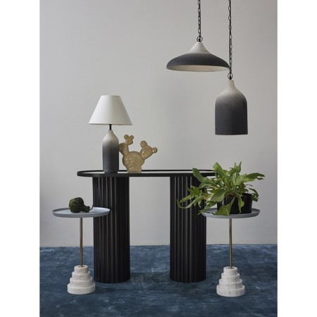 Coffee table Sustainable, 377 × 377 × 530 mm, gray / white color-7