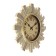 Wall clock, series: interior, "rays of the sun", d-30 cm, dial 16 cm, beige