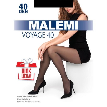 Tights female nylon, Malemi Voyage 40 den, tan color (Daino), size 3