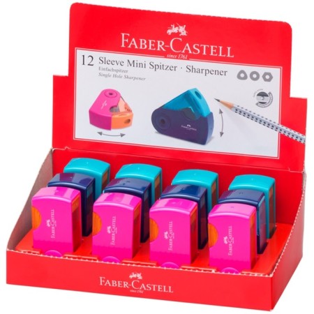 Plastic grinder Faber-Castell Sleeeve mini, 1 hole-1