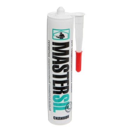 Sealant Mastersil, silicone, universal, white, 310 ml