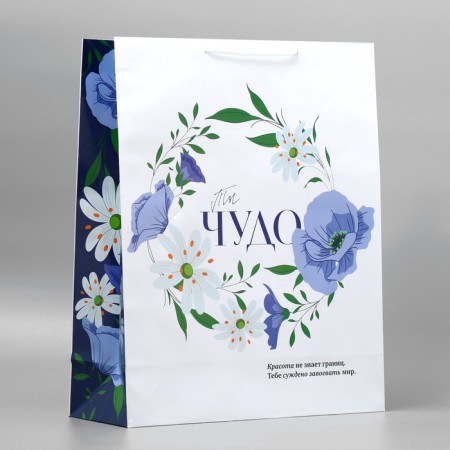 Gift package laminated, packaging, “You are a miracle”, 40 x 49 x 15 cm-3