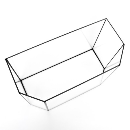 Aquarium "Panoramic" without a lid, 50 liters, 56 x 26 x 36 cm-3