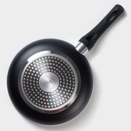 Field frying pan Basic, D = 22 cm, plastic handle, anti -stick coating, induction, black color-5