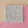 Mold Dolyana "Notes", silicone, 11.5 × 11 cm, color gray color