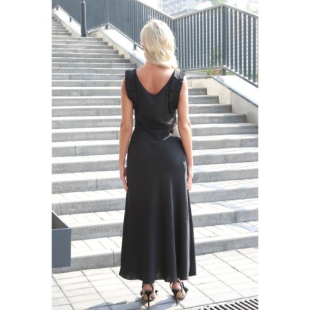 Women's dress, size 44, black color-11