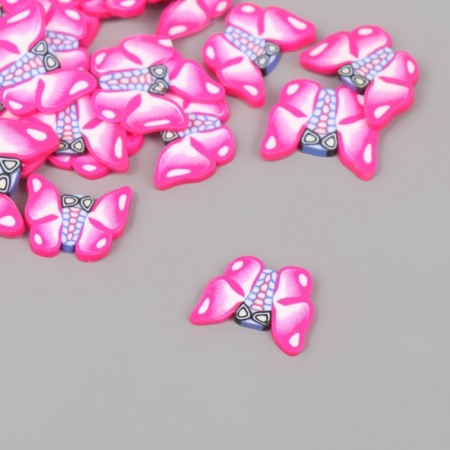 DECOR for creativity PVC "Pink butterflies" set of 20 grams 0.3x1.7x1.9 cm-1