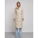 Coat insulated winter female, size 50, beige color