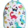 Baby backpack on lightning, blue color