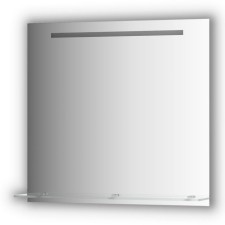 A mirror with a shelf 80 cm, with a built-in LED-lighter 6 W, 80x75 cm, evoForm