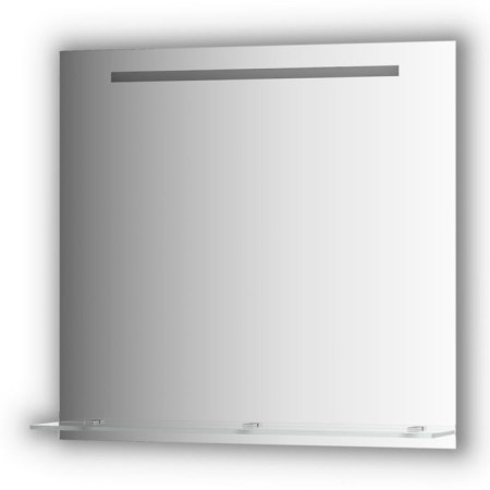 A mirror with a shelf 80 cm, with a built-in LED-lighter 6 W, 80x75 cm, evoForm