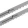 Files for tundra jigsaws, on wood, fast cut, HCS, 90/115 x 2-3 mm, X Progressor, 2 pcs. 73474