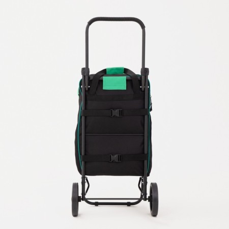 Board-household on lightning, 2 outer pockets, black/green color-2
