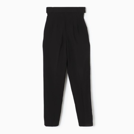 Women's pants, black color, size m (44)-6