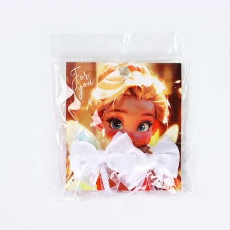 Hairpins for hair with a bow School "Fairy", 2 pcs., 9 x 10 cm-5