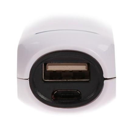 External battery Luazon PB-07, 2200 mAh, USB, 1 A, wire included, mix-2