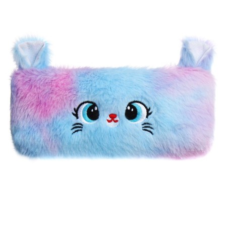 Penal School fur on the zipper Calligrata "Mouse", mix-13