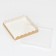 Box for cookies, craft, 18 x 18 x 3 cm