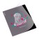 Subject notebook, 48 sheets, cells, biology, Erichkrause "Persons", plastic cover silk-screen covers, Bellar Beliges 100%, Info-block