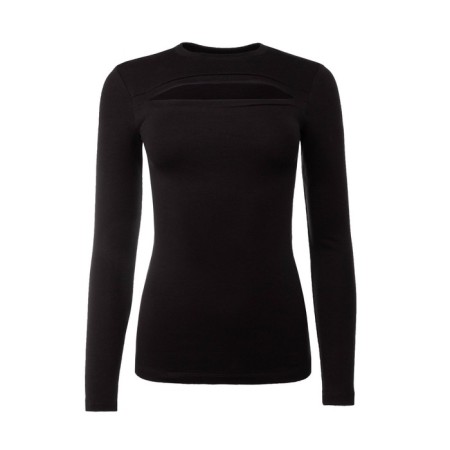 Women's longliva Minaku: Basic Line Black Color, Rr. 42-7