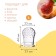 Fessed mesh for nibler, silicone, size l