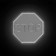 Reflective thermonacle “Stop”, 4.7 × 4.7 cm, color gray color