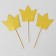 Skewers "Crown", set 12 pcs., Golden color