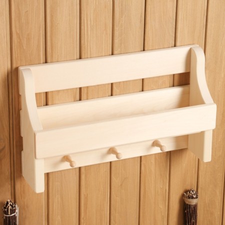 The shelf of the Puncture "Universal", 3 hooks, 50 × 30 × 12 cm-1