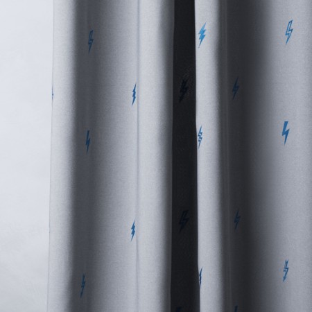 Set of curtains "Flash", size 145 x 280 cm, gray-1