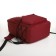 School backpack of textiles on lightning, 3 pockets, burgundy color