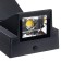 Lamp wall cover Duwi Nuovo 180x65x140mm plastic 4200K IP 54 Black 2 rays 990522