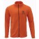 Male jacket moteq, fleece, size L, orange