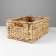 Basket, 45 x 31 x 20 cm, water hyacinth, tree