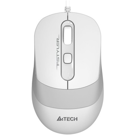Mouse A4Tech FSTYLER FM10S White/Gray optical (1600DPI) Silent USB (3but)