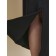 Female skirt, size XL, black color