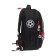 Frame backpack 36 x 28 x 20 cm, Grizzly, black/red