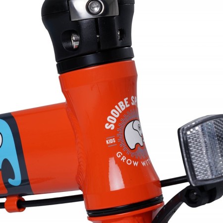 Bicycle 14 ’’ maxiscoo S007 Pro, blue color with orange-4