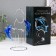 Dolphins pendulum opposite each other with a ring of 16 x 9.5 x 18 cm