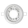 Builtrous lamp Ecola 5355, GX53, IP20, 220 V, 25x106 mm, round, white