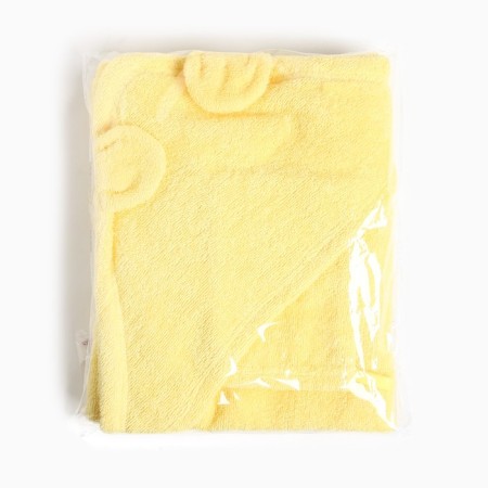 Set for bathing the crumb I (a corner towel 85*85 ± 2cm, towel 40*55cm, mittens) SV-yellow-9