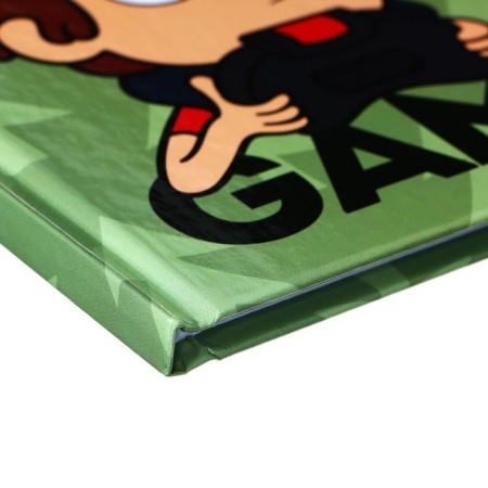 Notebook, A6, 48 sheets, in a cage, Gravity Falls, a solid cover, glossy lamination, an offset block 60g/m2-2