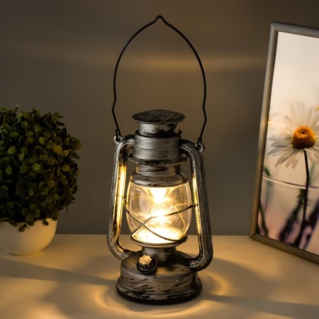 Nightlight "lantern" LED from batteries 3haa mix 15.5x11.3x24 cm Risalux-3
