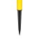 Garden lamp on the sunny battery "Yellow trapezoid", 4.5 × 30 × 4.5 cm, 1 LED, glow white