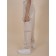 Pants for girls, height 116 cm, milk color
