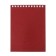 Notepad A6, 40 sheets on the crest of Metallic "Red", boumvinyl cover, offset unit