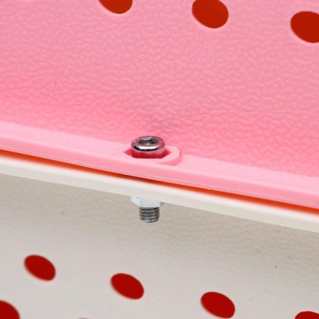 Carriage for animals is plastic, 47.5 x 33 x 31 cm, pink-8