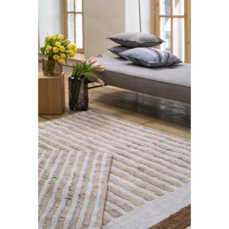 Cotton carpet with Tulip Garden Terra, size 200x300 cm-3
