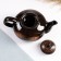 Tea Service "Ornament" old, kettle 1l/ sugar bowl 0.5l/ cream 0.3l/ cup 6x0.25l