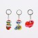 Acrylic keychain "New Year", mix, 6 x 16.2 cm
